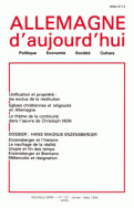 Allemagne d'aujourd'hui, n°127/janvier - <br>mars 1994
