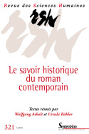 Revue des Sciences Humaines, n°321/janvier - mars 2016