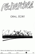 Recherches, n°54/1<sup>er</sup> semestre 2011