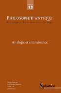 Philosophie Antique n°13 - Analogie et connaissance