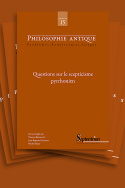 Collection complète de la Revue <i>Philosophie antique</i>