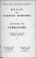 Revue des Sciences Humaines, n°77/janvier - mars 1955
