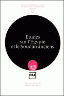 Cripel 2 : Études sur l'Égypte et le Soudan anciens