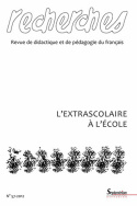 Recherches, n°57/2<sup>e</sup> semestre 2012