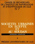Cripel 7 : Sociétés urbaines en Égypte et au Soudan