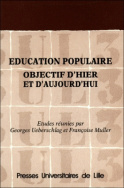 Éducation populaire<br> objectif d'hier et d'aujourd'hui