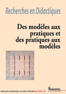 Recherches en Didactiques, n°16/décembre 2013